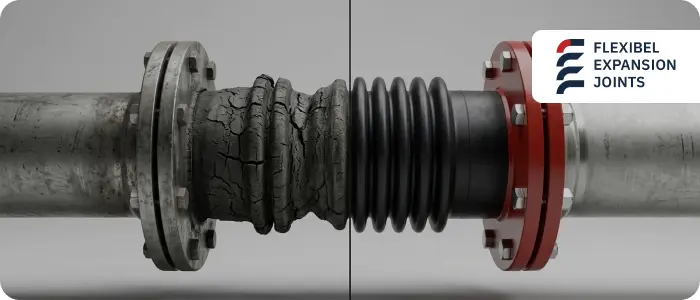 Expansion Joints Need Replacement in Industrial Piping Systems
